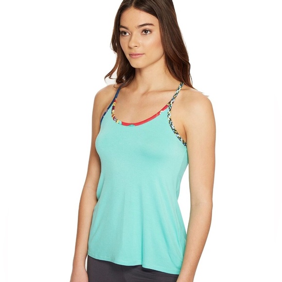 Vera Bradley Racerback Tank Nightshirt - Lounge Aqua Size Large - Picture 13 of 13